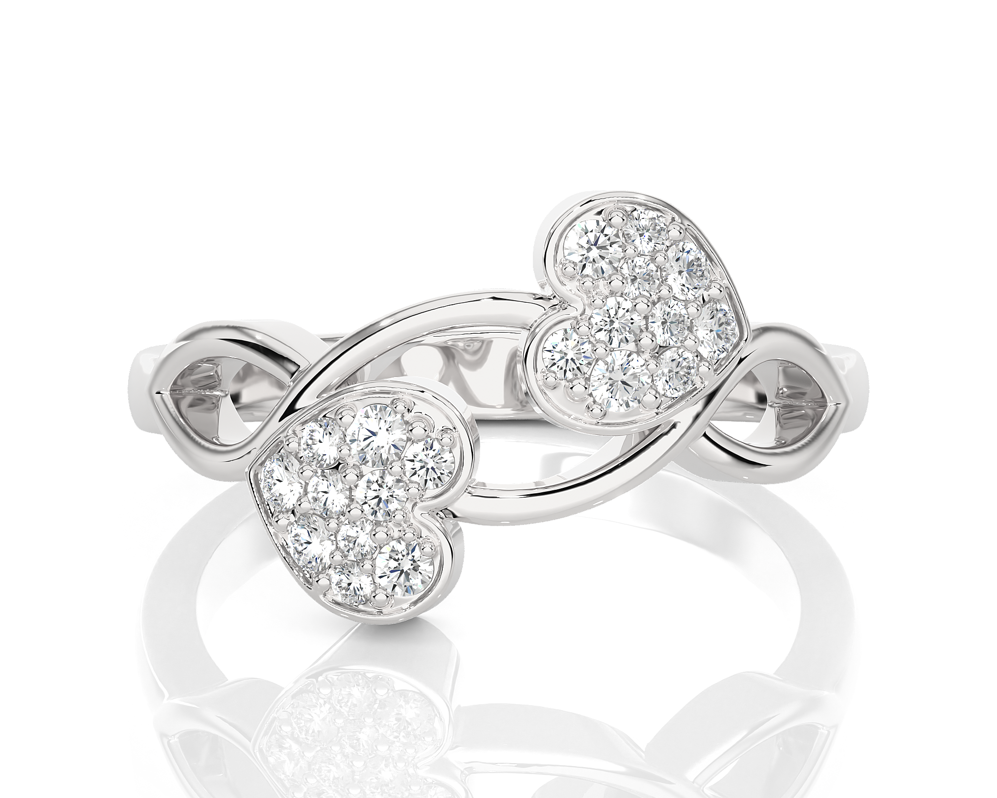 1/5 ctw Round Lab Grown Diamond Ring