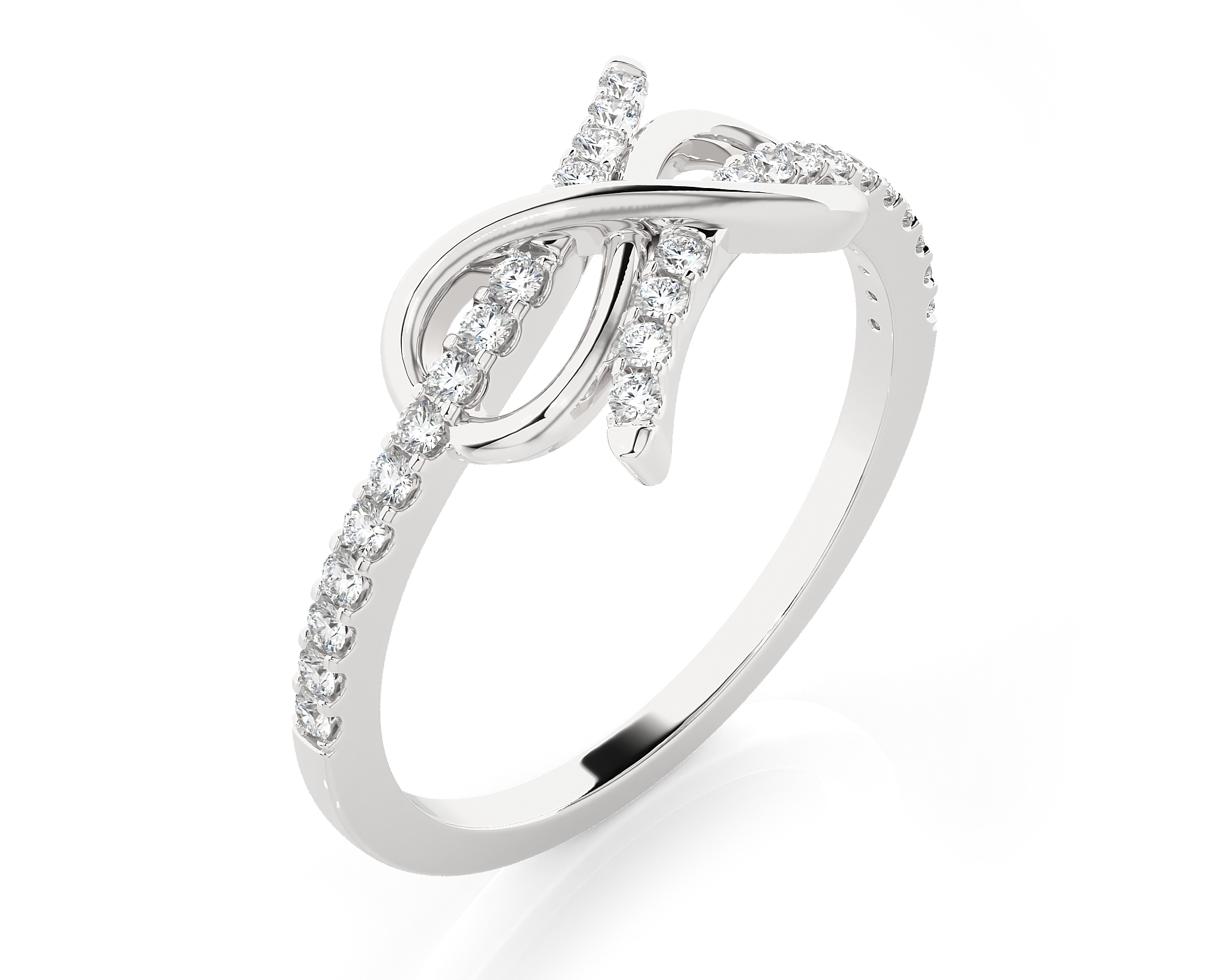 1/4 ctw Round Lab Grown Diamond Ring