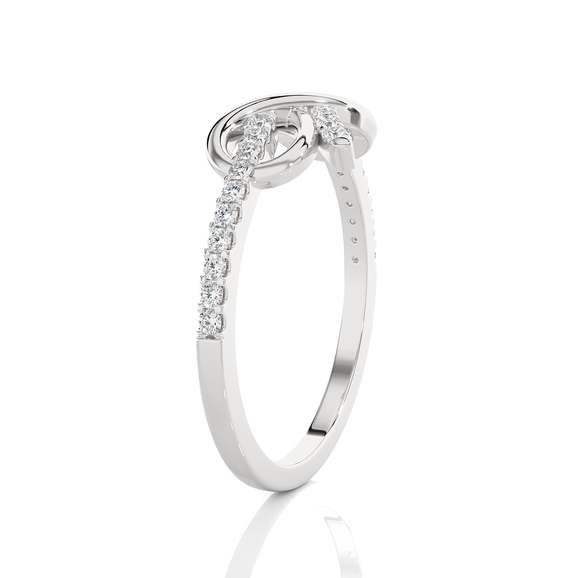1/4 ctw Round Lab Grown Diamond Ring