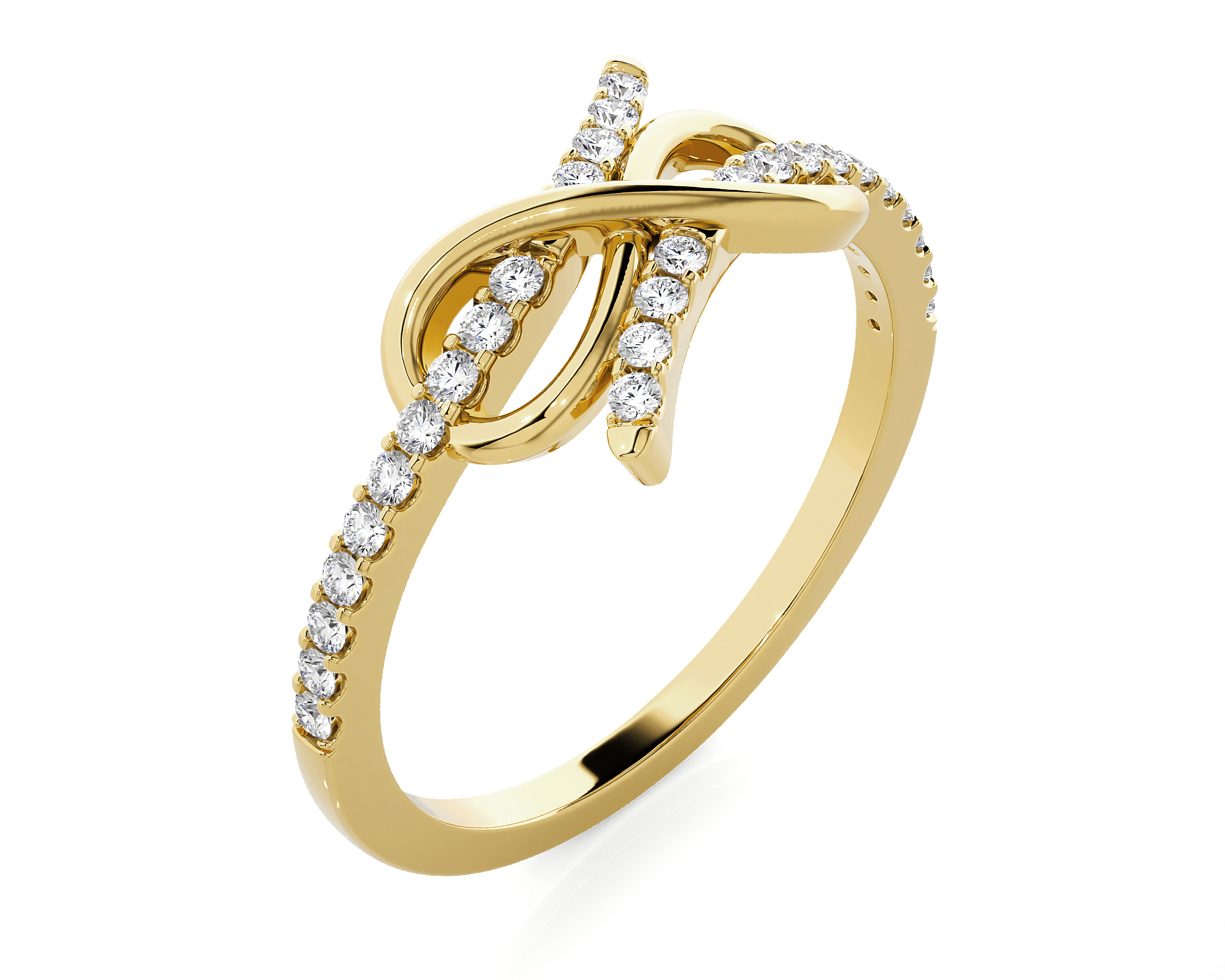 1/4 ctw Round Lab Grown Diamond Ring