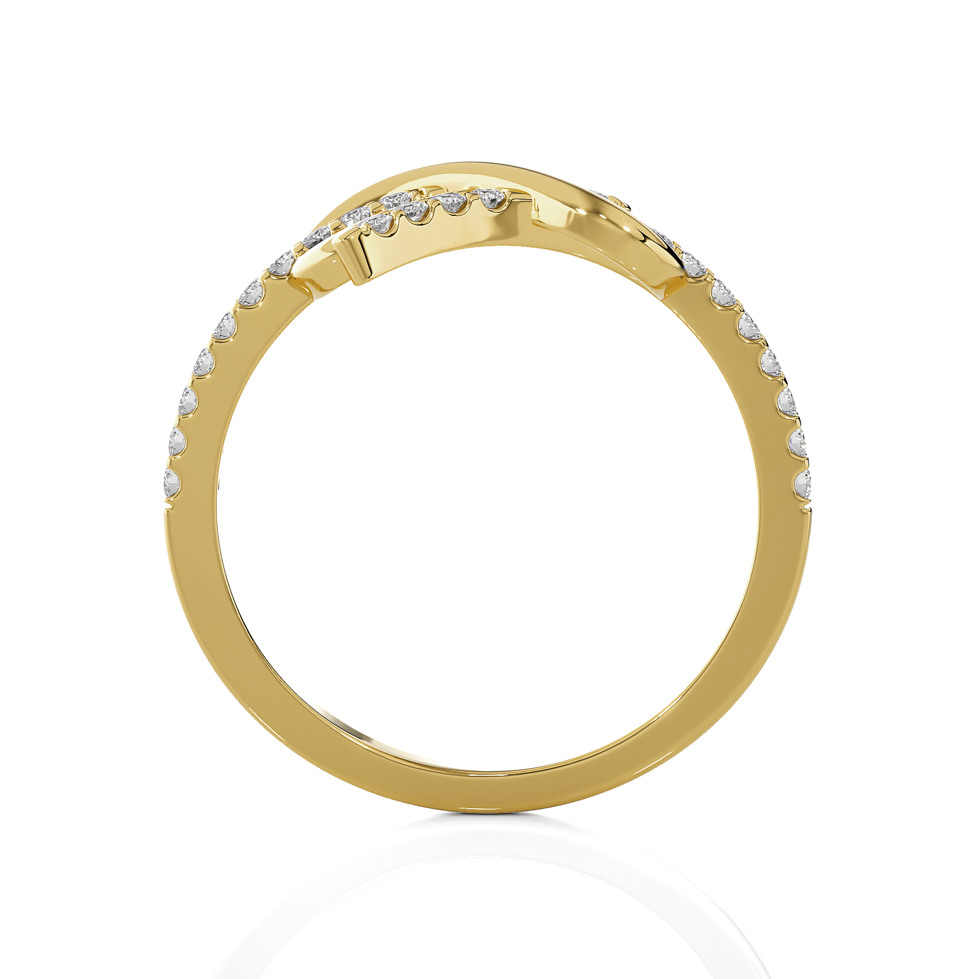 1/4 ctw Round Lab Grown Diamond Ring