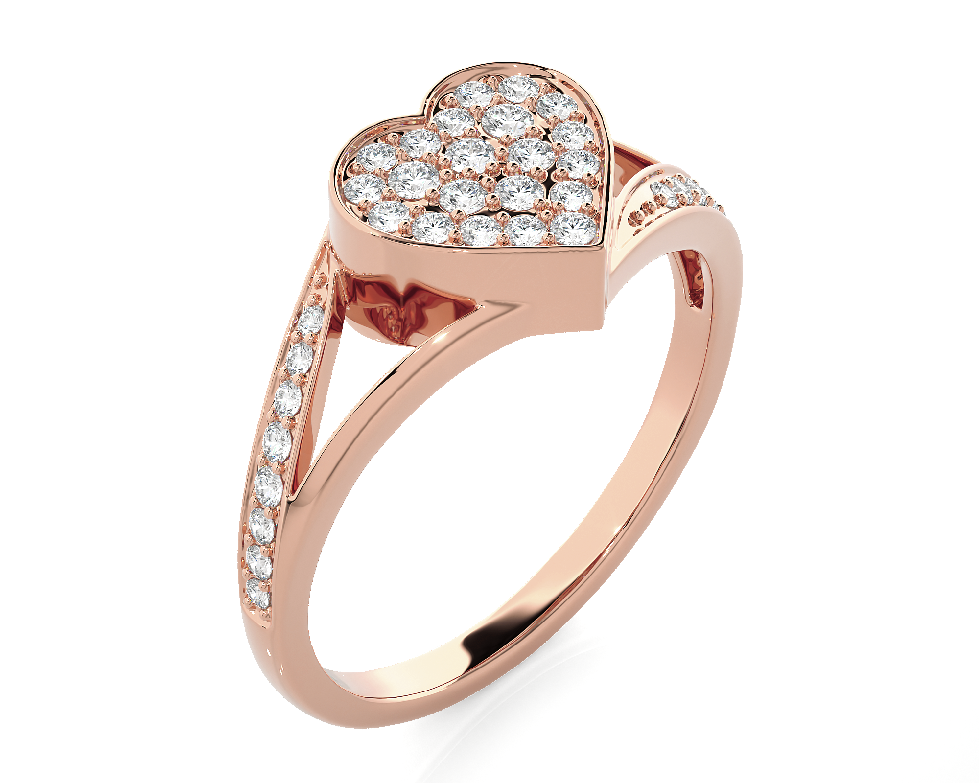 1/4 ctw Round Lab Grown Diamond Ring