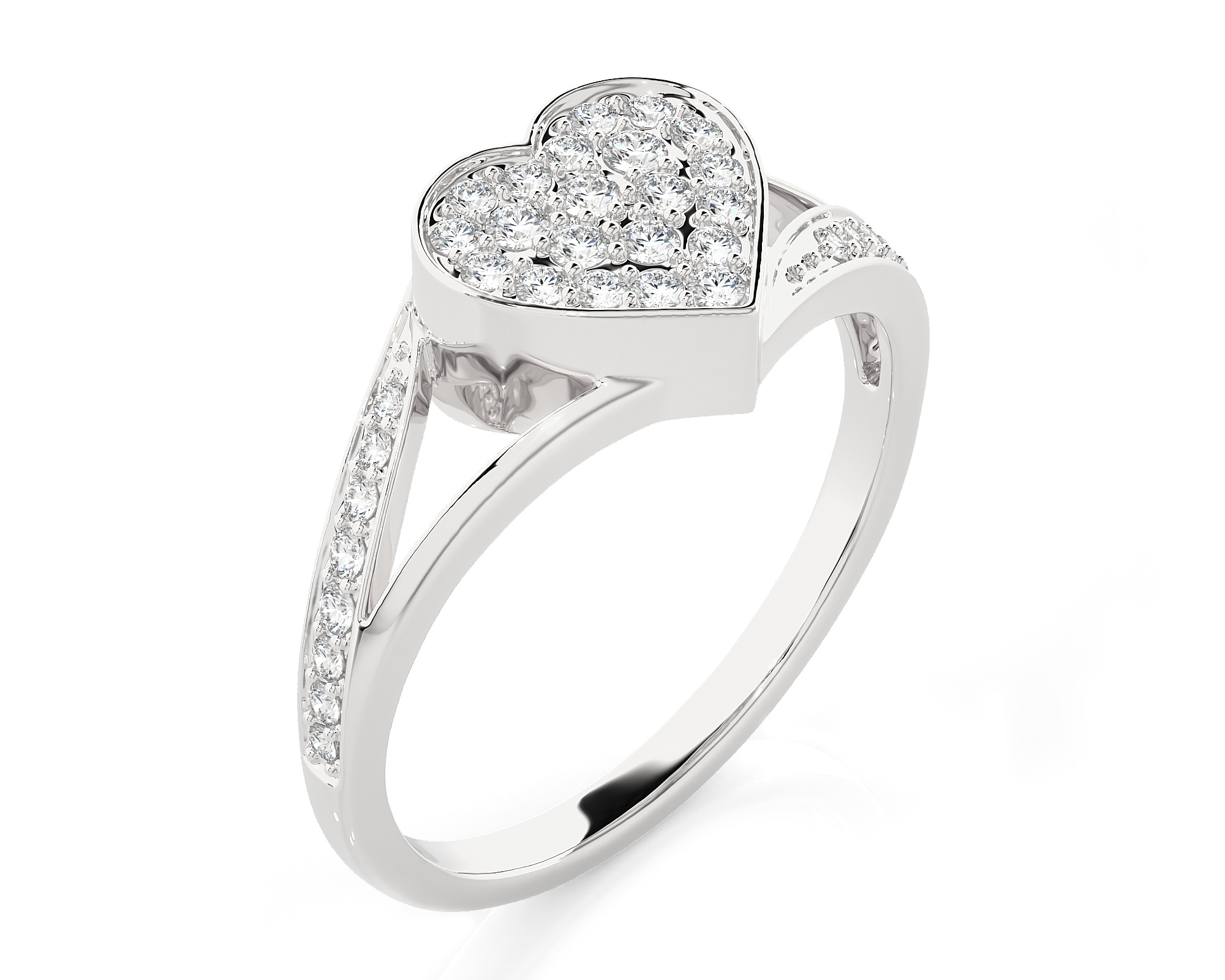 1/4 ctw Round Lab Grown Diamond Ring