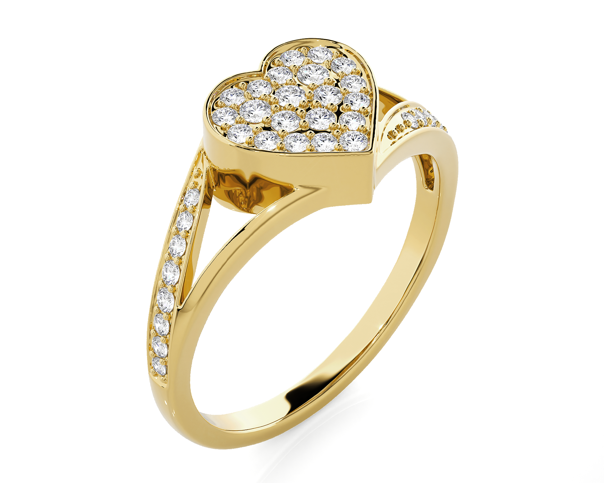 1/4 ctw Round Lab Grown Diamond Ring