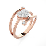 1/4 ctw Round Lab Grown Diamond Ring