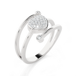 1/4 ctw Round Lab Grown Diamond Ring