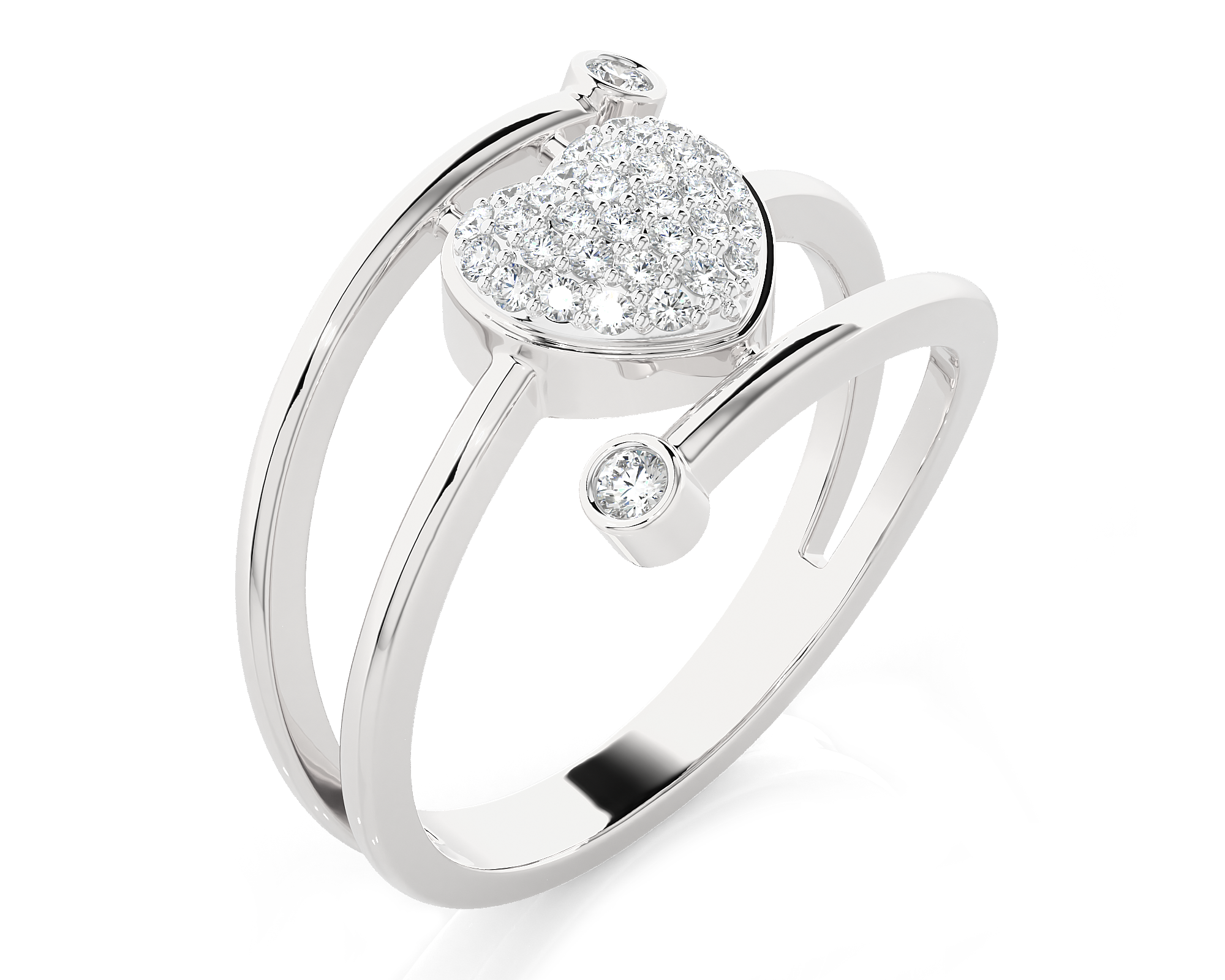 1/4 ctw Round Lab Grown Diamond Ring