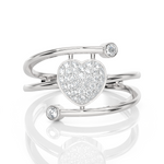 1/4 ctw Round Lab Grown Diamond Ring