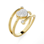 1/4 ctw Round Lab Grown Diamond Ring