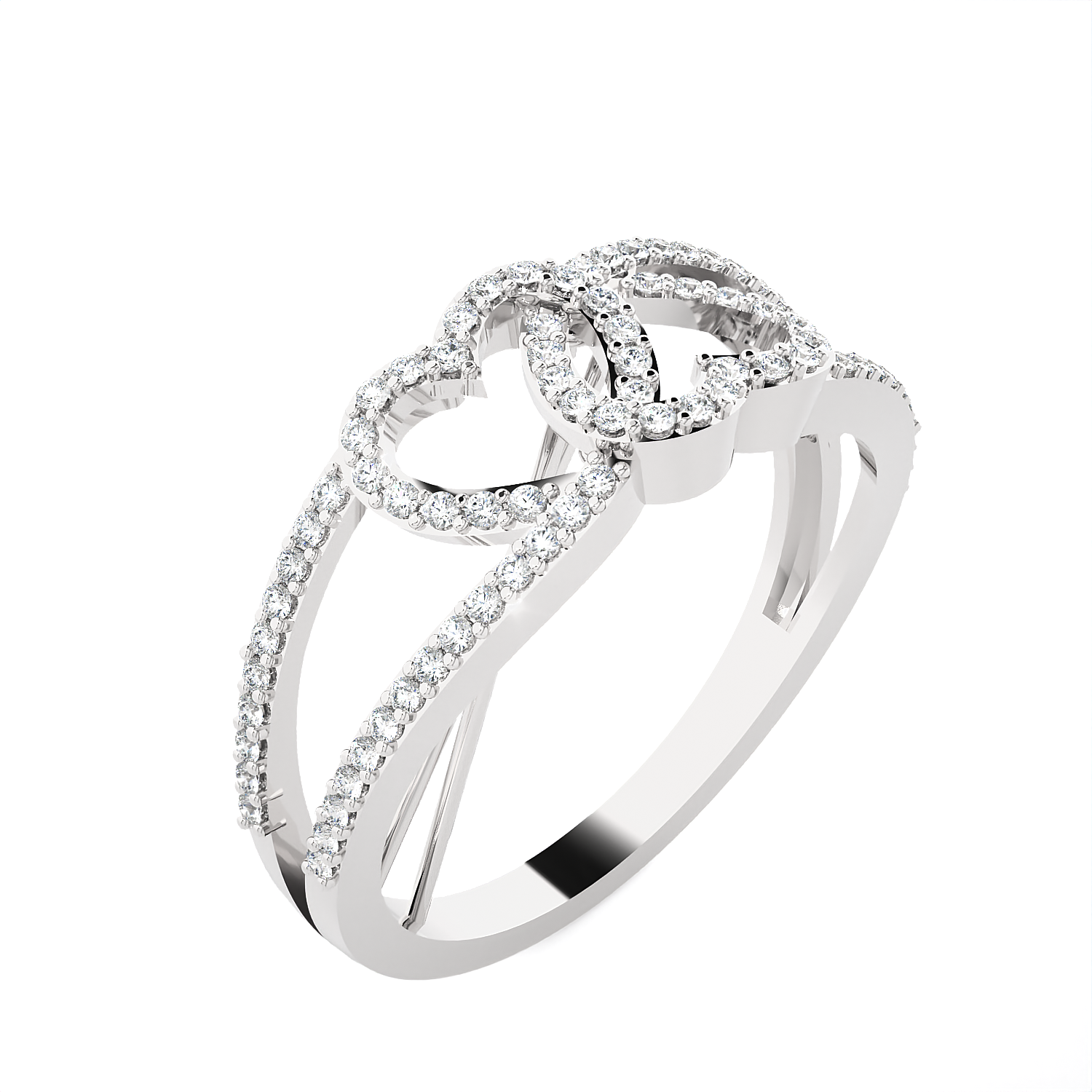 1/3 ctw Round Lab Grown Diamond Ring
