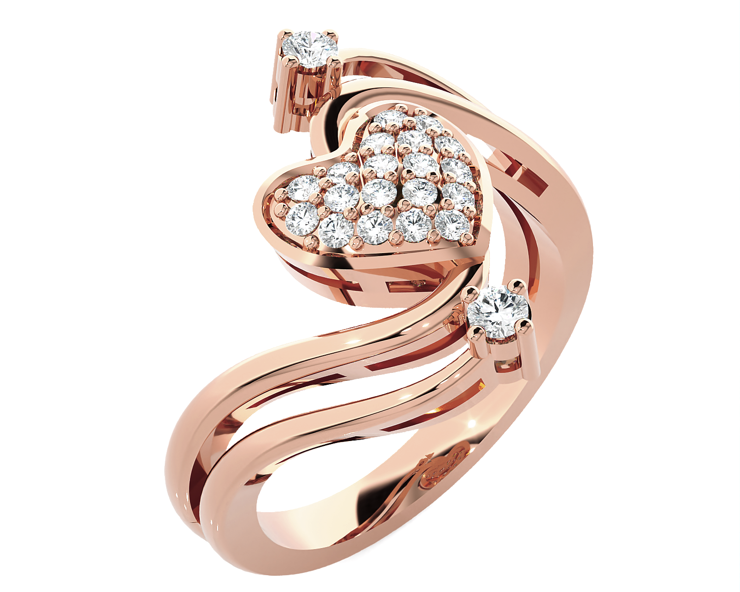 1/3 ctw Round Lab Grown Diamond Ring