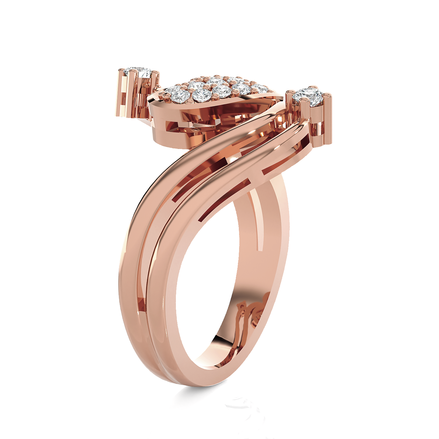 1/3 ctw Round Lab Grown Diamond Ring