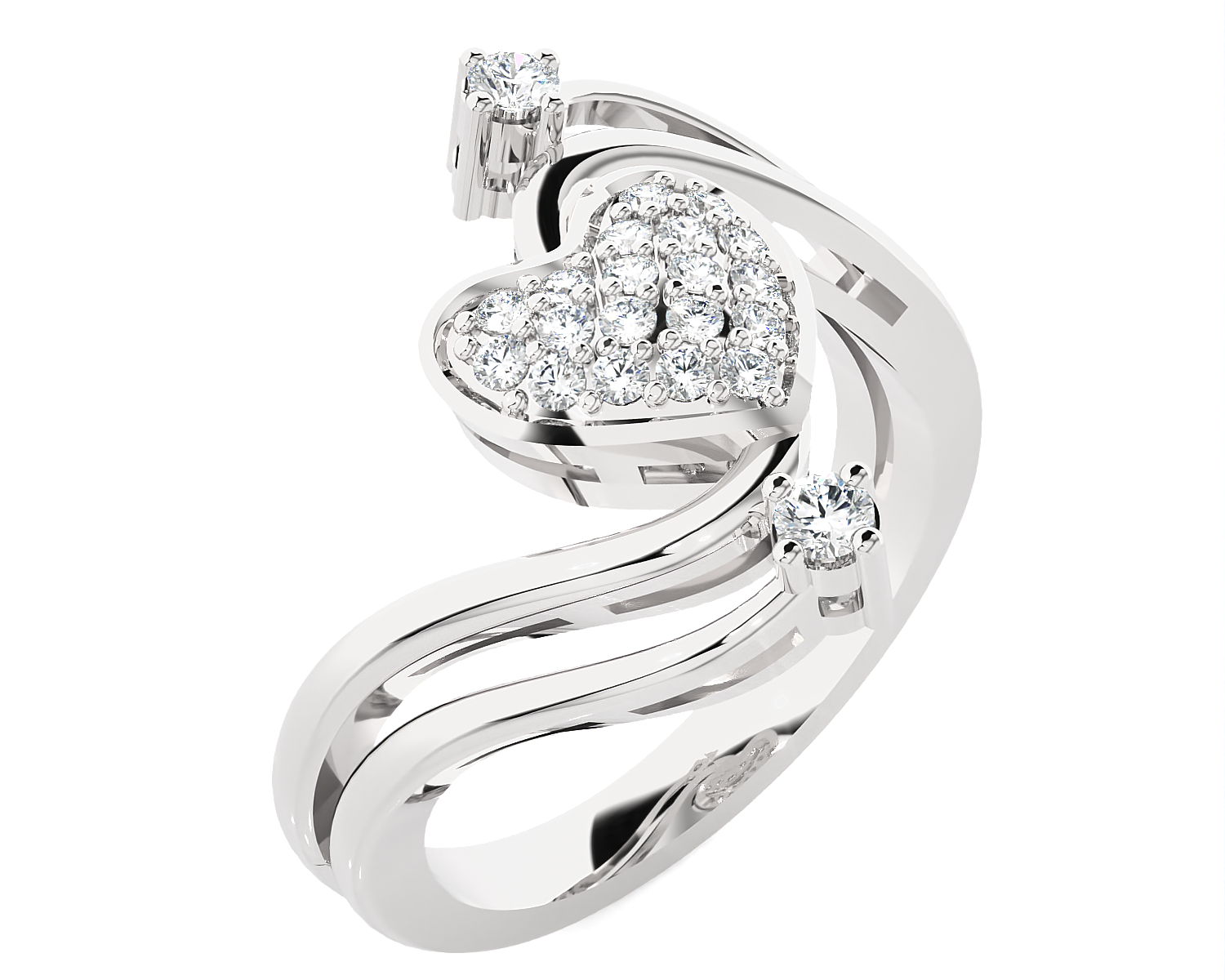 1/3 ctw Round Lab Grown Diamond Ring