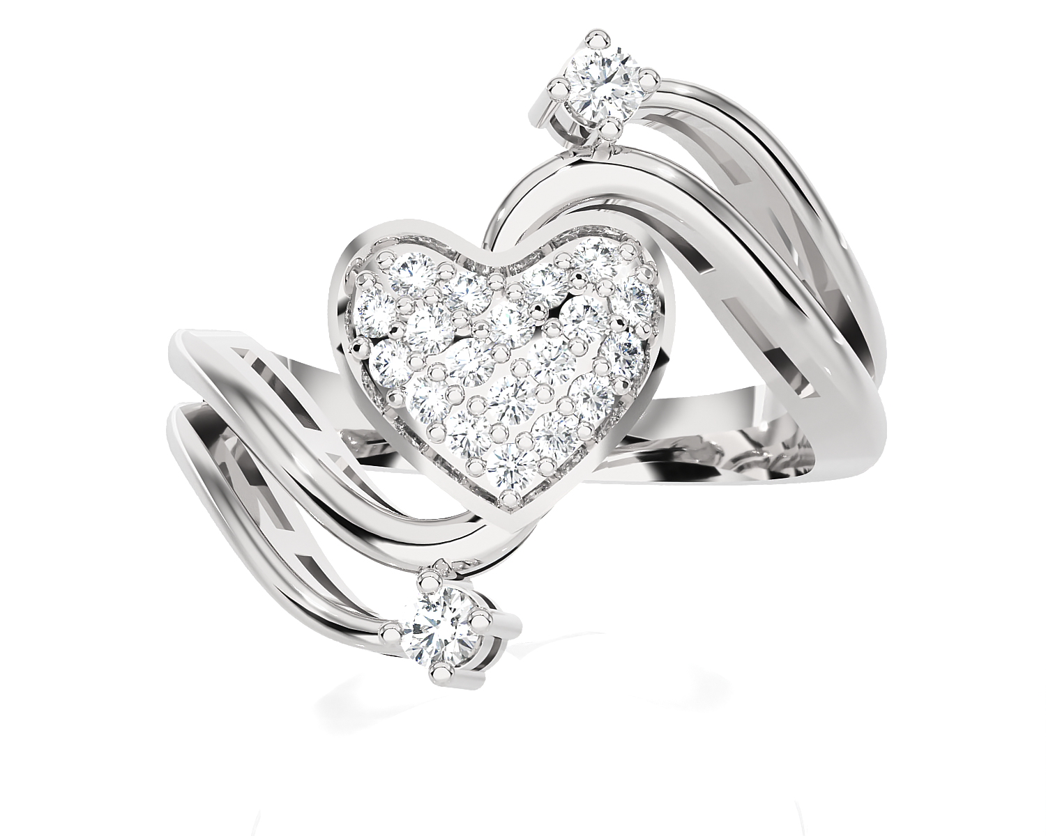 1/3 ctw Round Lab Grown Diamond Ring