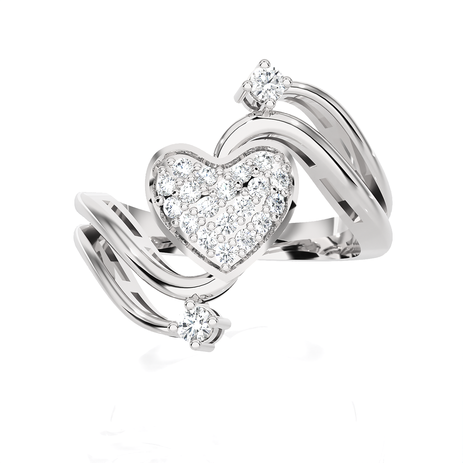 1/3 ctw Round Lab Grown Diamond Ring