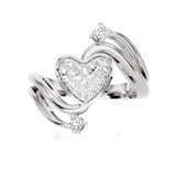 1/3 ctw Round Lab Grown Diamond Ring