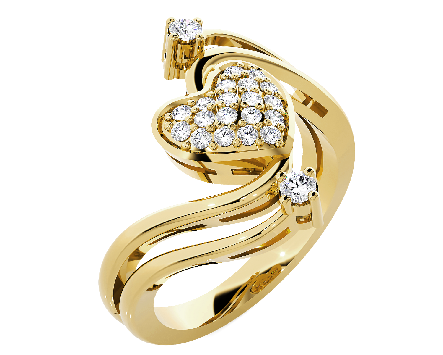 1/3 ctw Round Lab Grown Diamond Ring