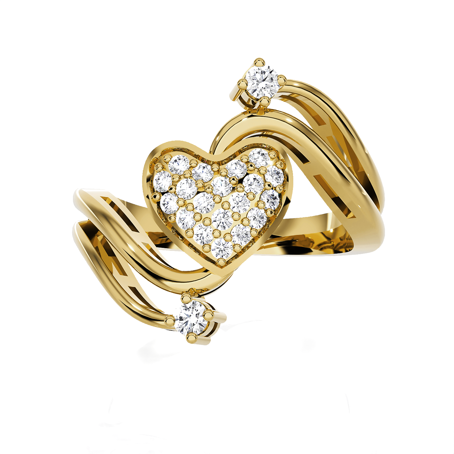 1/3 ctw Round Lab Grown Diamond Ring