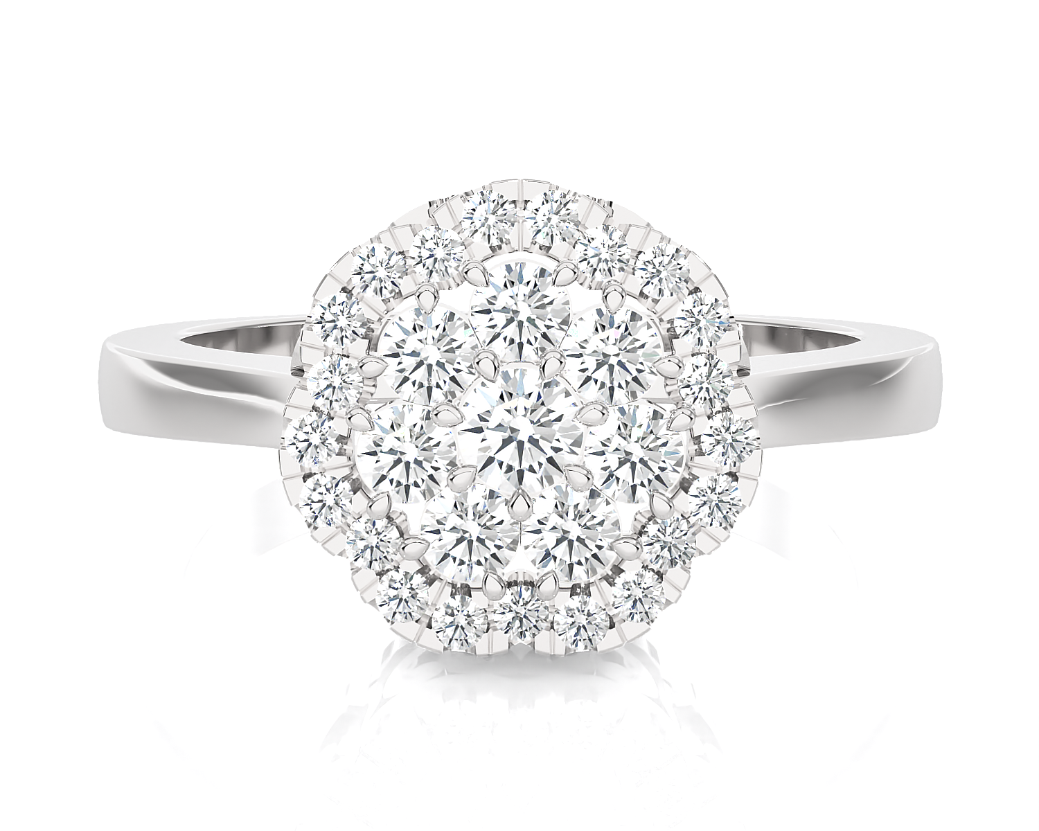 5/8 ctw Round Lab Grown Diamond Ring