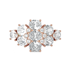 3 1/4 ctw Oval Lab Grown Diamond Ring