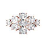 3 1/4 ctw Oval Lab Grown Diamond Ring