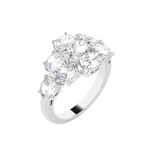 3 1/4 ctw Oval Lab Grown Diamond Ring