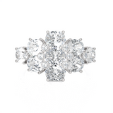 3 1/4 ctw Oval Lab Grown Diamond Ring