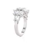 3 1/4 ctw Oval Lab Grown Diamond Ring