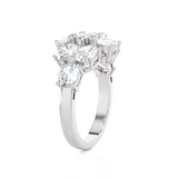 3 1/4 ctw Oval Lab Grown Diamond Ring