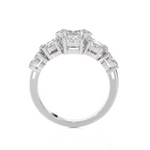 3 1/4 ctw Oval Lab Grown Diamond Ring
