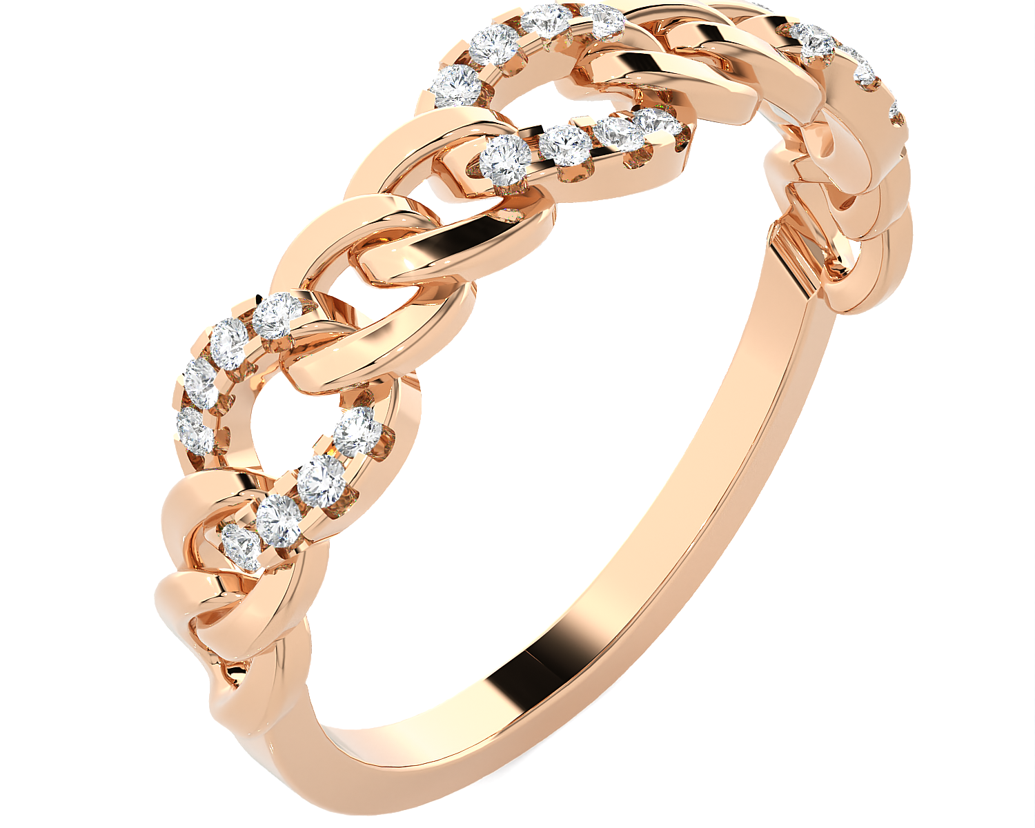 1/8 ctw Round Lab Grown Diamond Ring