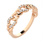 1/8 ctw Round Lab Grown Diamond Ring