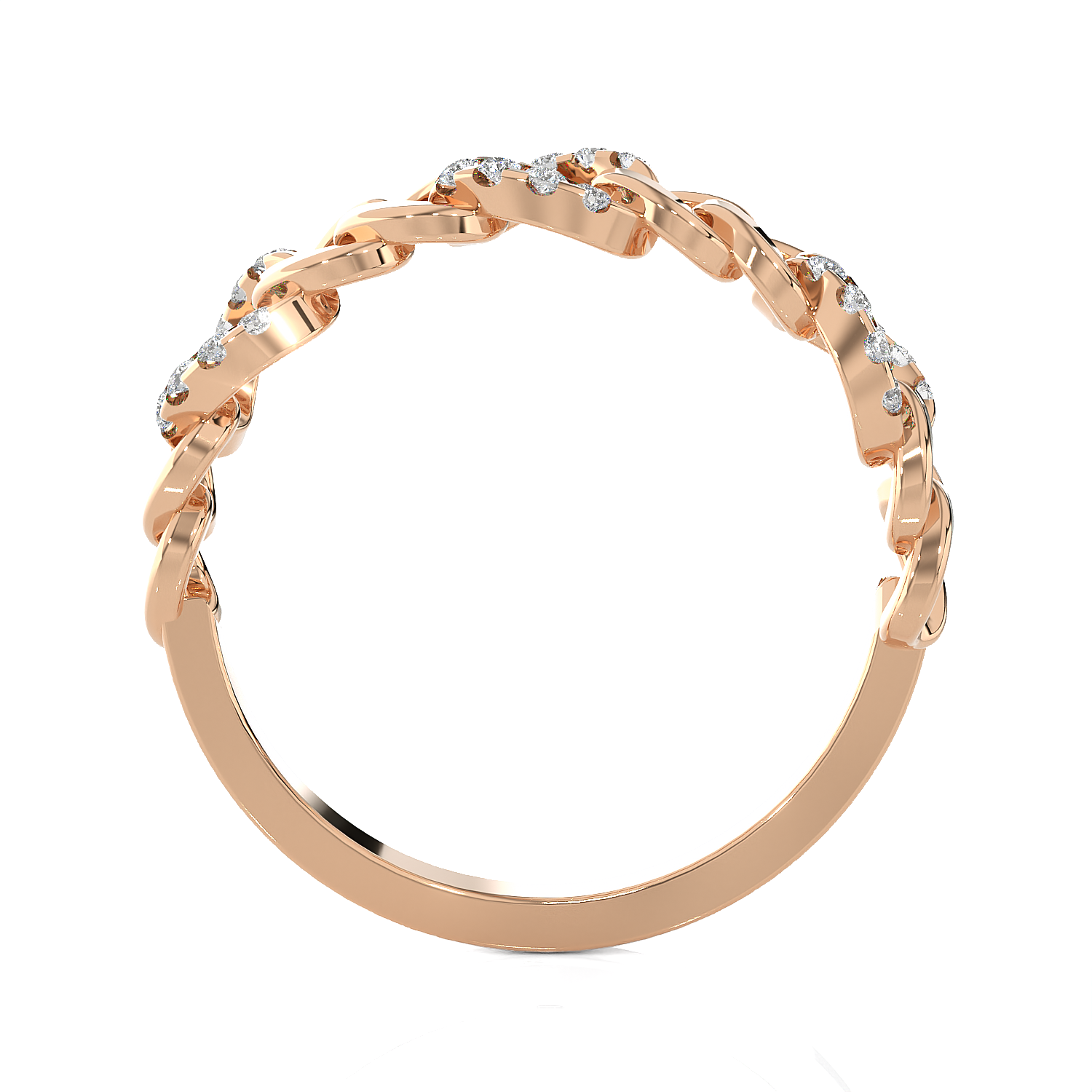 1/8 ctw Round Lab Grown Diamond Ring