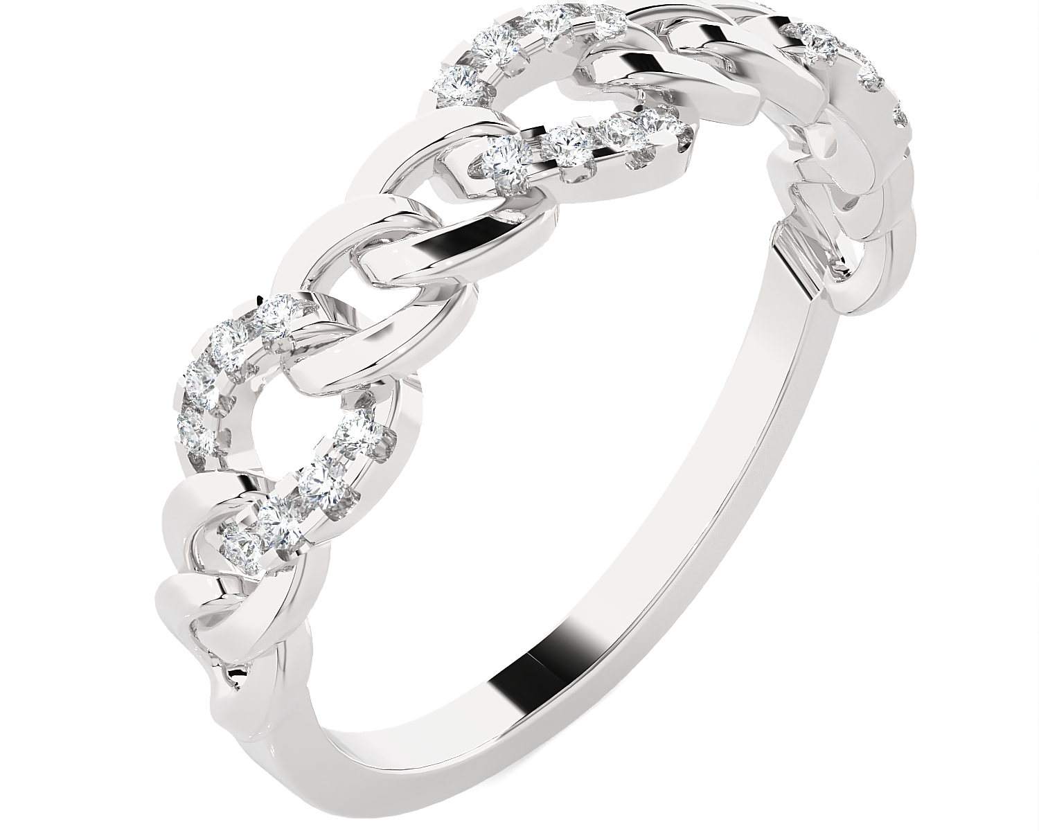 1/8 ctw Round Lab Grown Diamond Ring
