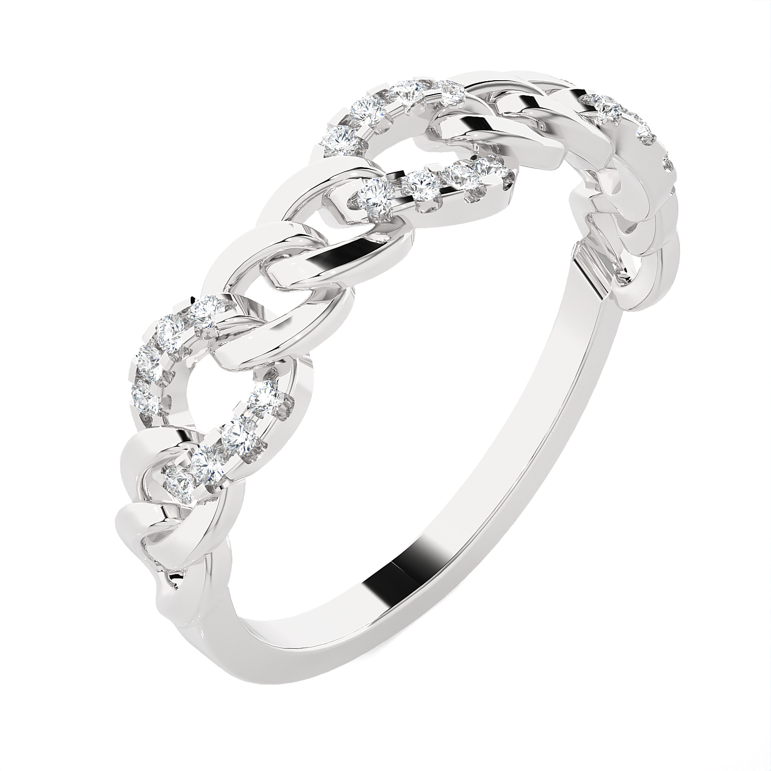 1/8 ctw Round Lab Grown Diamond Ring