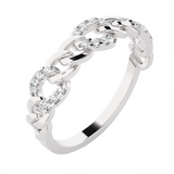 1/8 ctw Round Lab Grown Diamond Ring