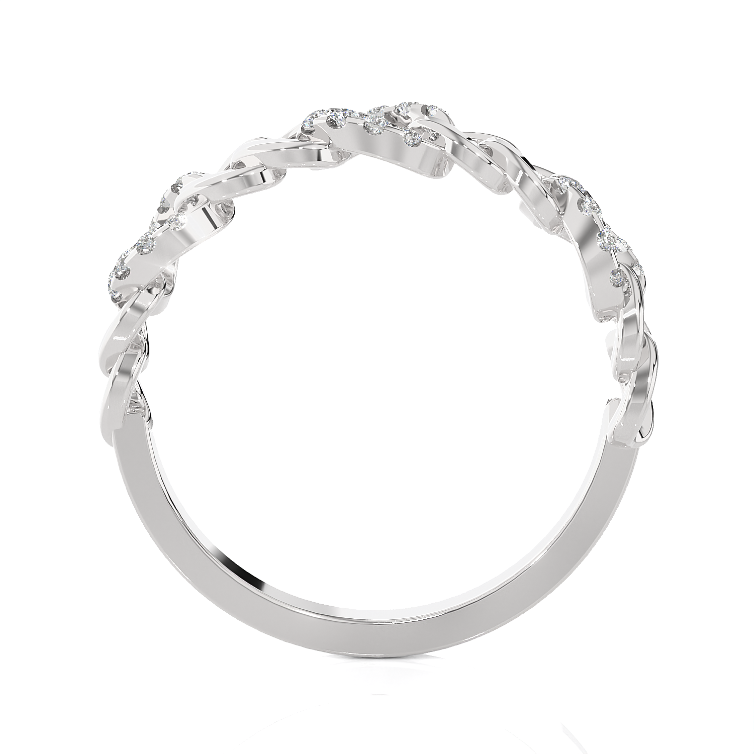 1/8 ctw Round Lab Grown Diamond Ring