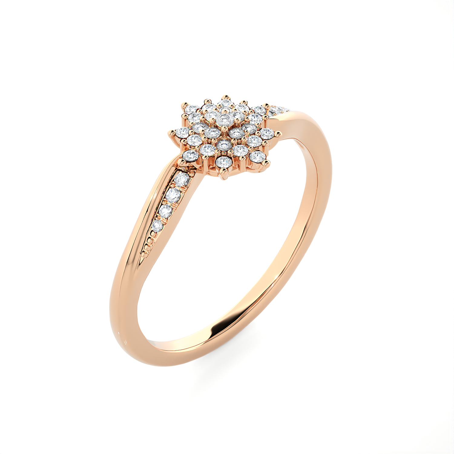 1/6 ctw Round Lab Grown Diamond Ring