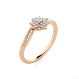 1/6 ctw Round Lab Grown Diamond Ring