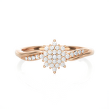 1/6 ctw Round Lab Grown Diamond Ring
