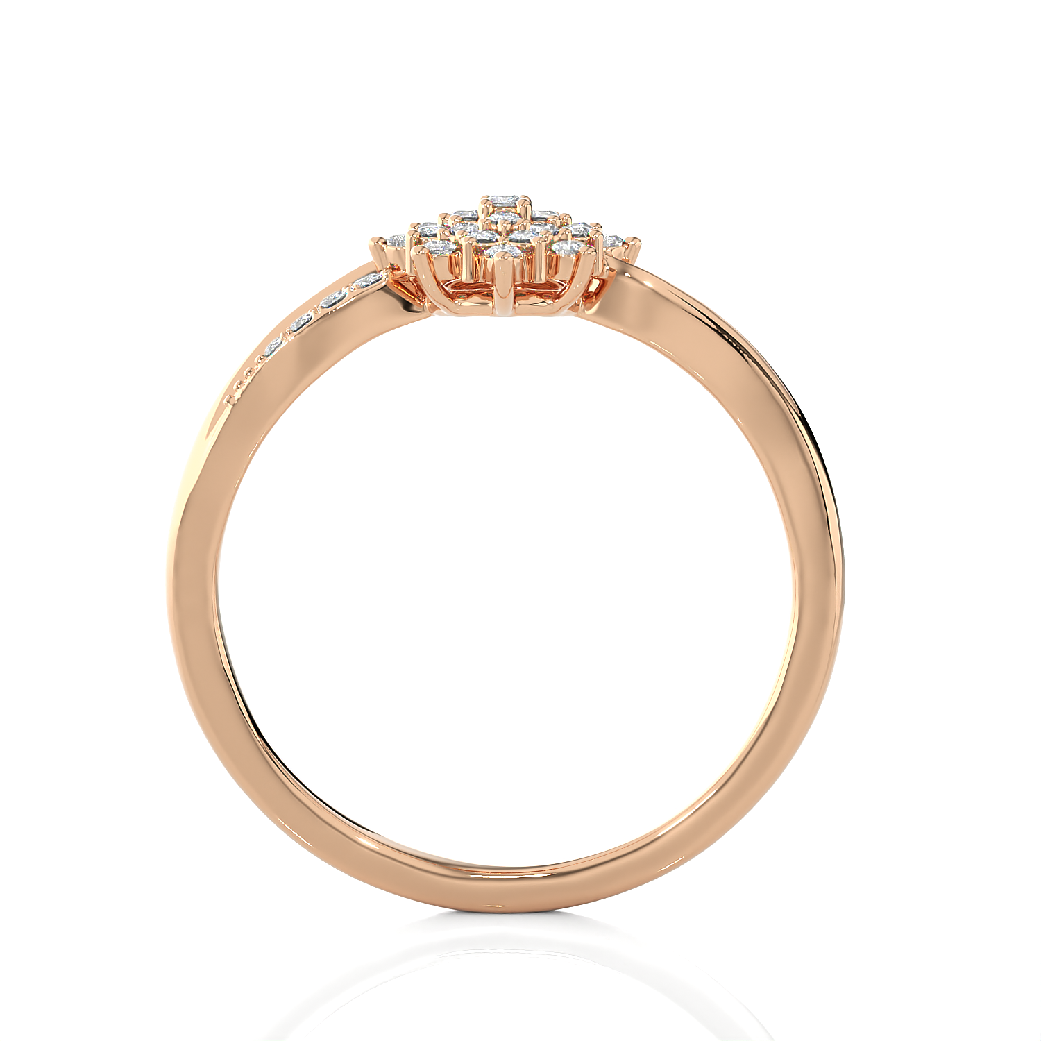 1/6 ctw Round Lab Grown Diamond Ring