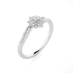 1/6 ctw Round Lab Grown Diamond Ring