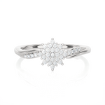1/6 ctw Round Lab Grown Diamond Ring