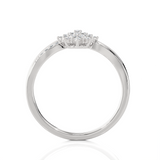 1/6 ctw Round Lab Grown Diamond Ring