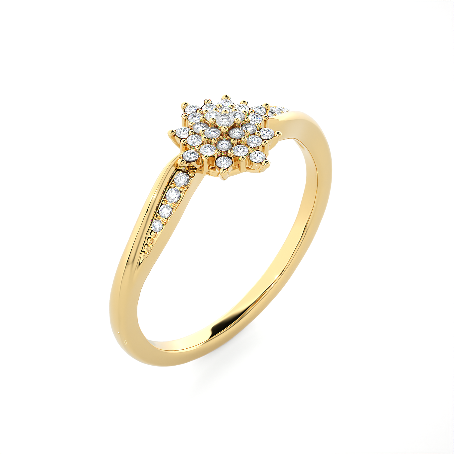 1/6 ctw Round Lab Grown Diamond Ring