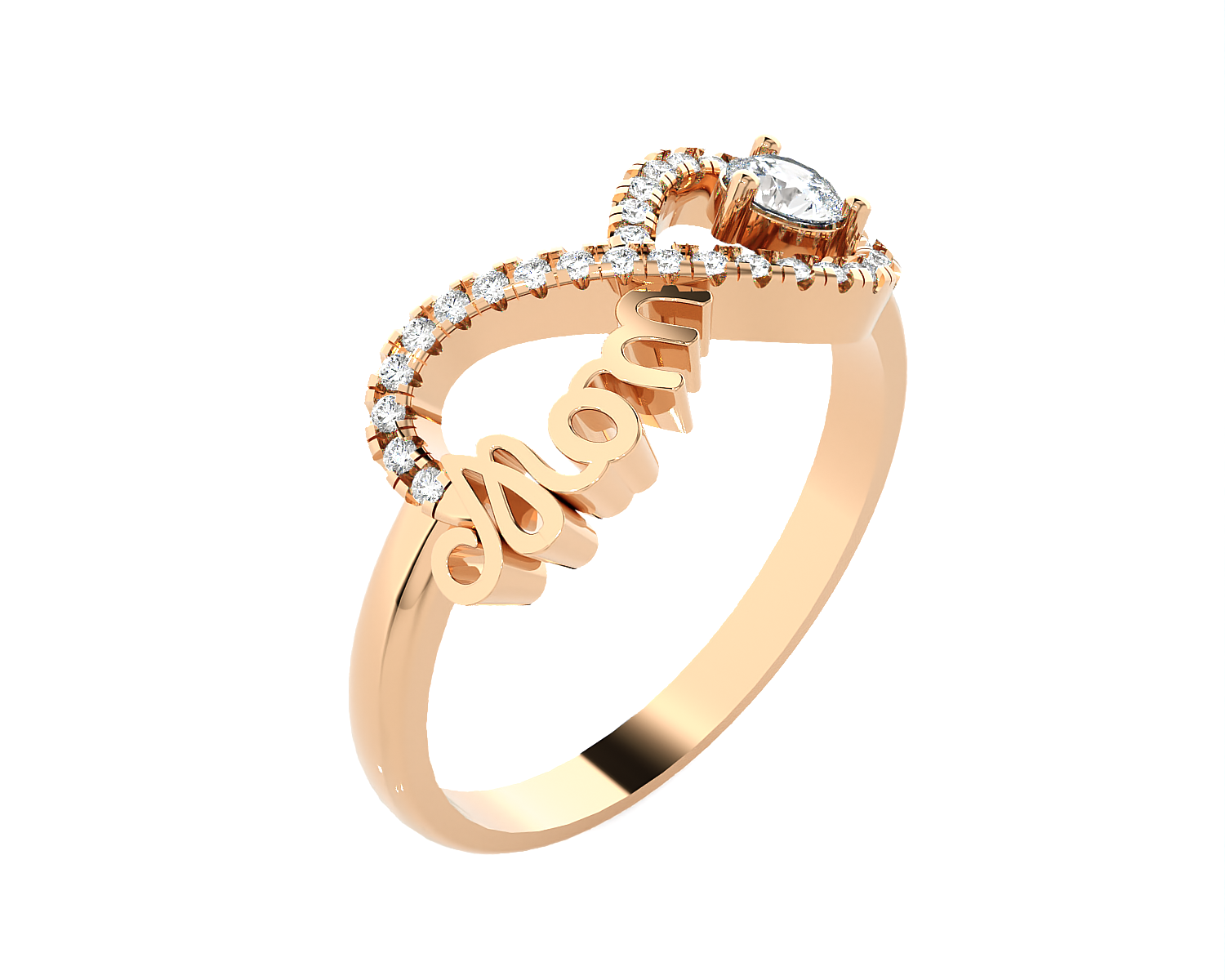 1/4 ctw Round Lab Grown Diamond Ring