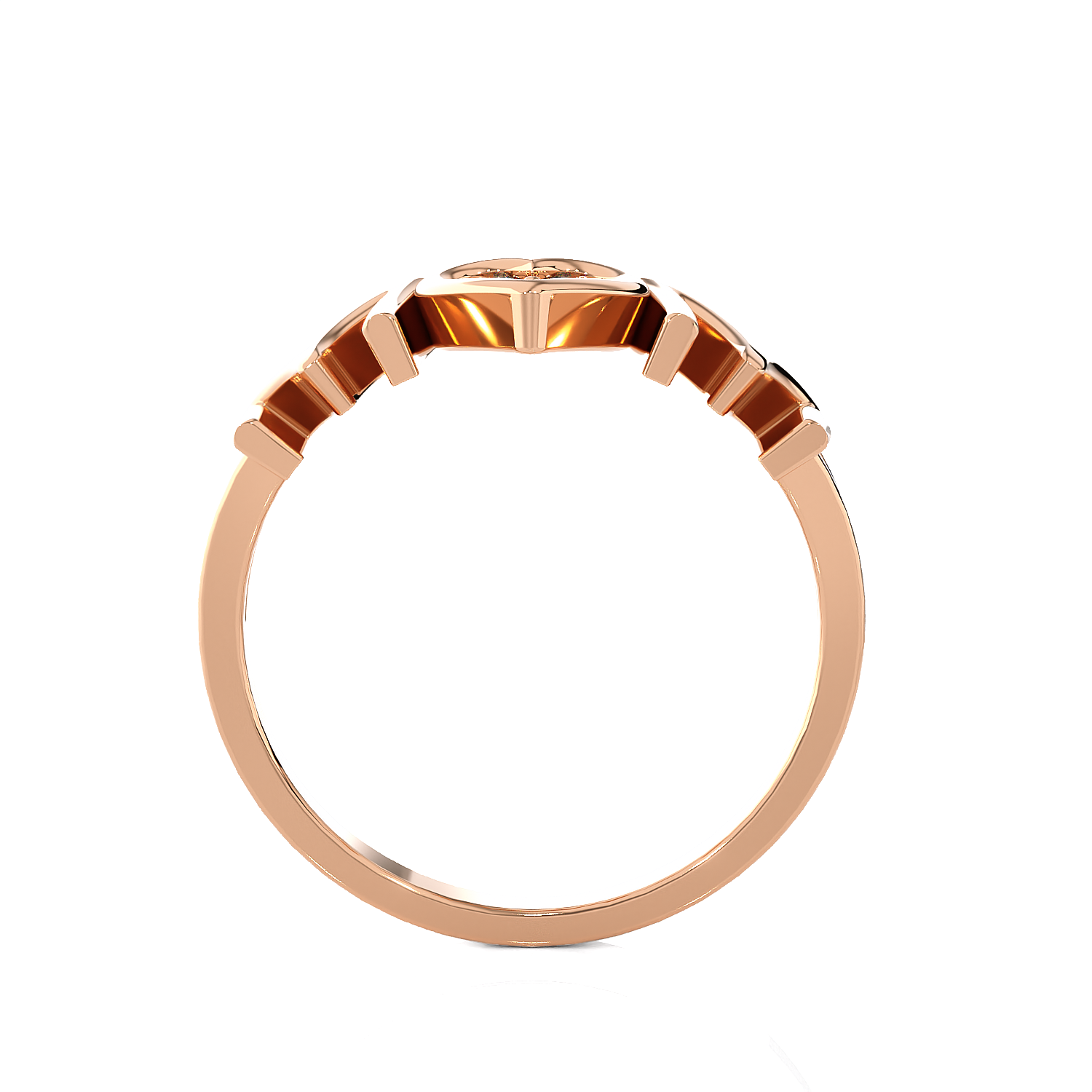 1/6 ctw Round Lab Grown Diamond Ring