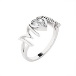 1/6 ctw Round Lab Grown Diamond Ring