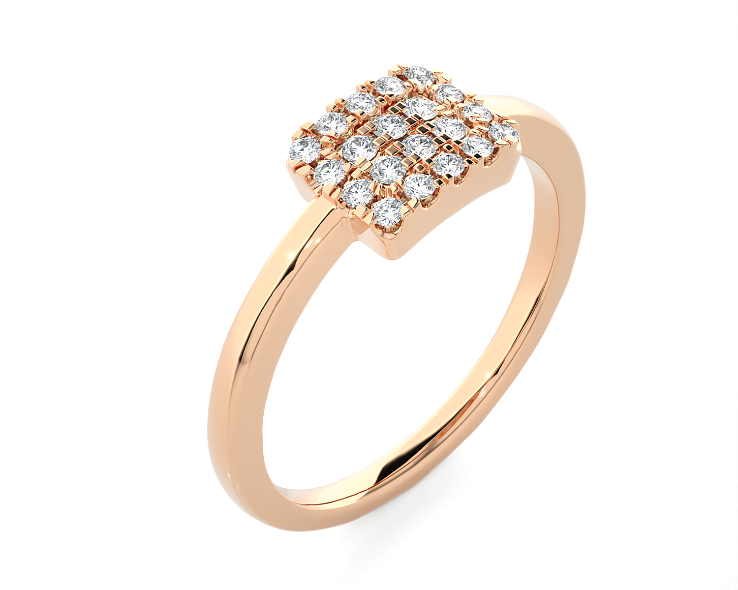 1/5 ctw Round Lab Grown Diamond Ring