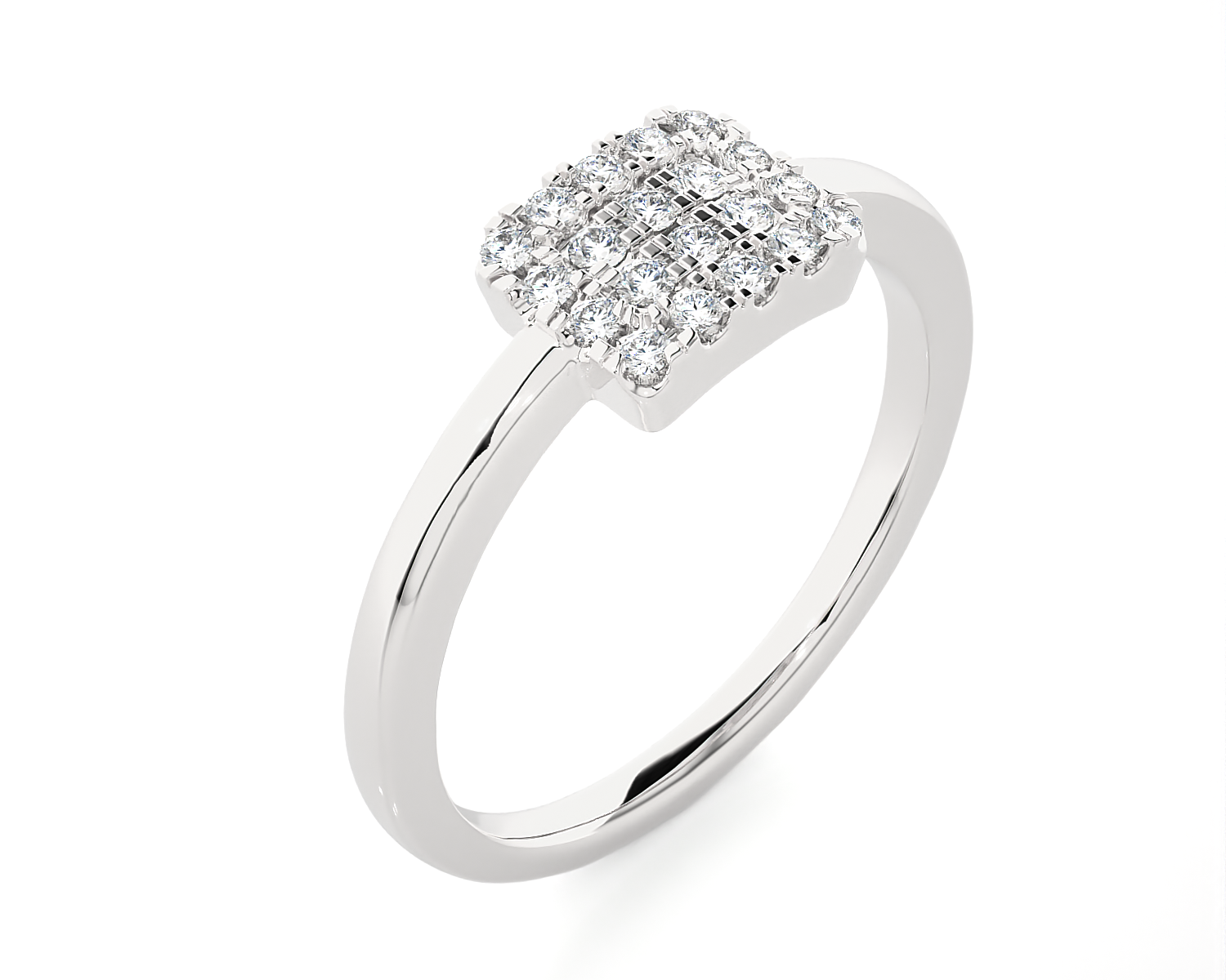 1/5 ctw Round Lab Grown Diamond Ring